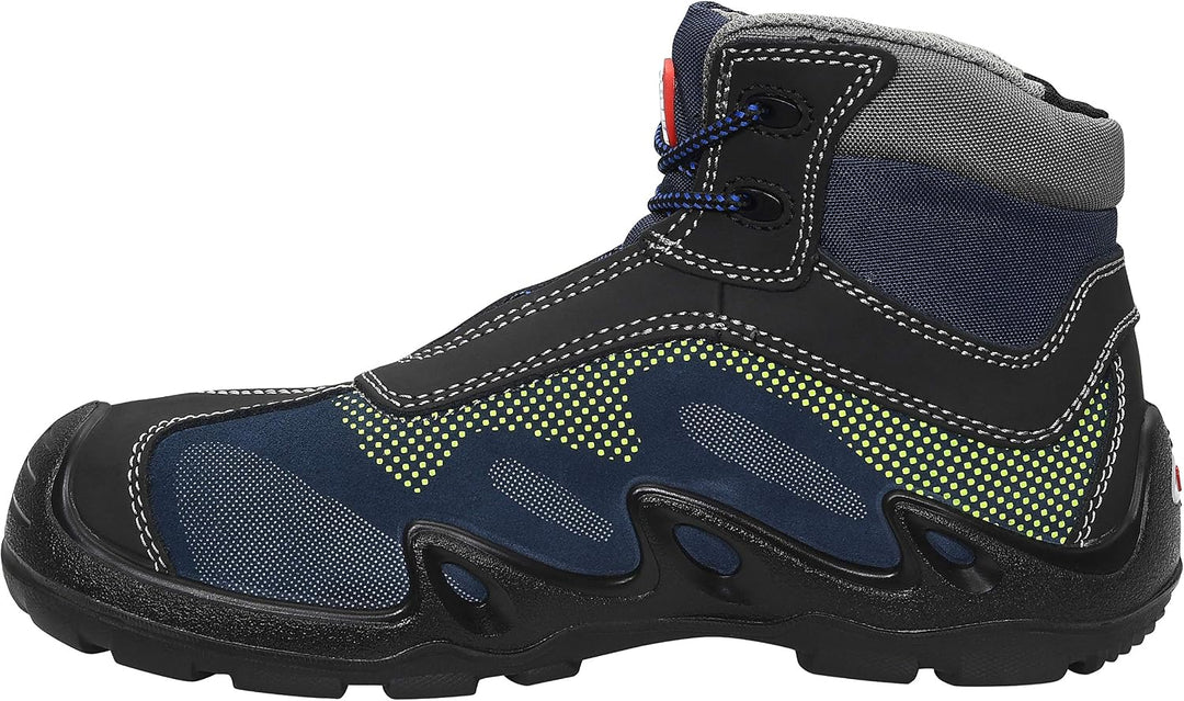 JORI Sicherheitsschuhe Harvey Mid S3, Damen und Herren, Leder, Kunststoffkappe (Leichter als Stahlka