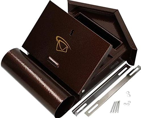 KOTARBAU Briefkasten 340x260x55 mm Zeitungsfach Wand Zaun Ständer Verzinkt B6 Wetterbeständig Versch