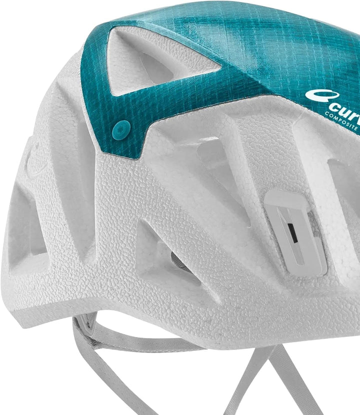 EDELRID Salathe Lite Kletterhelm Klettersteighelm Bergsporthelm Weiss 50-58cm, Weiss 50-58cm