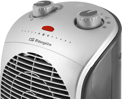 Orbegozo FH5022 Vertikaler Thermoventilator, 2.200 W, 2 Einstellungen, Kaltluft, Thermostat, oszilli