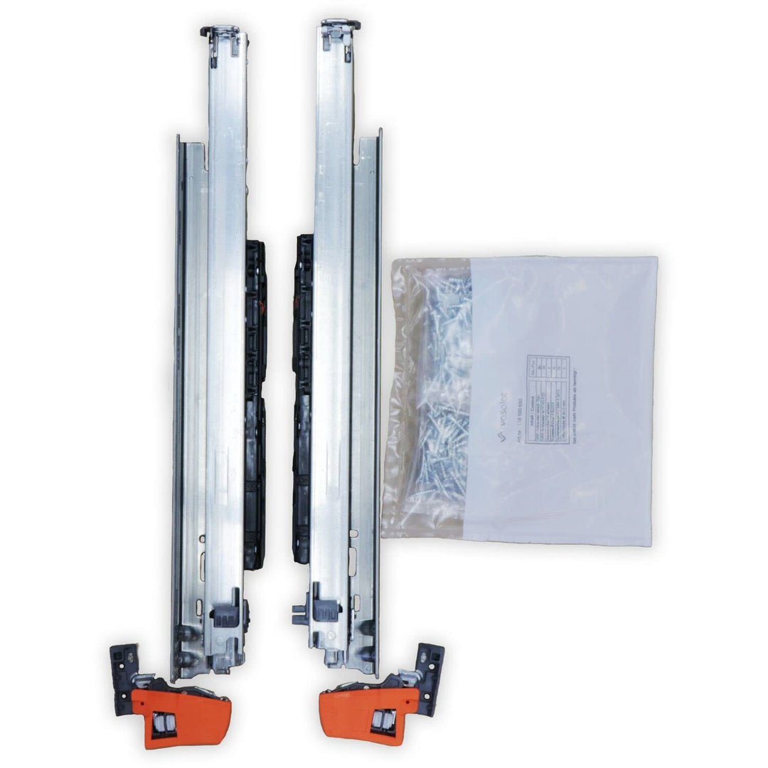 BLUM MOVENTO BLUMOTION S 760H Schubladenschienen, 320mm Vollauszug 40kg, 1 Paar inkl. Kupplung und M