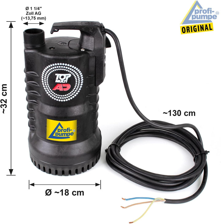 AdBlue® Tauchpumpe HAUSWASSERWERK ZISTERNENPUMPE REGENWASSERPUMPE Tauchdruckpumpe TOP Multi 1 als Ga