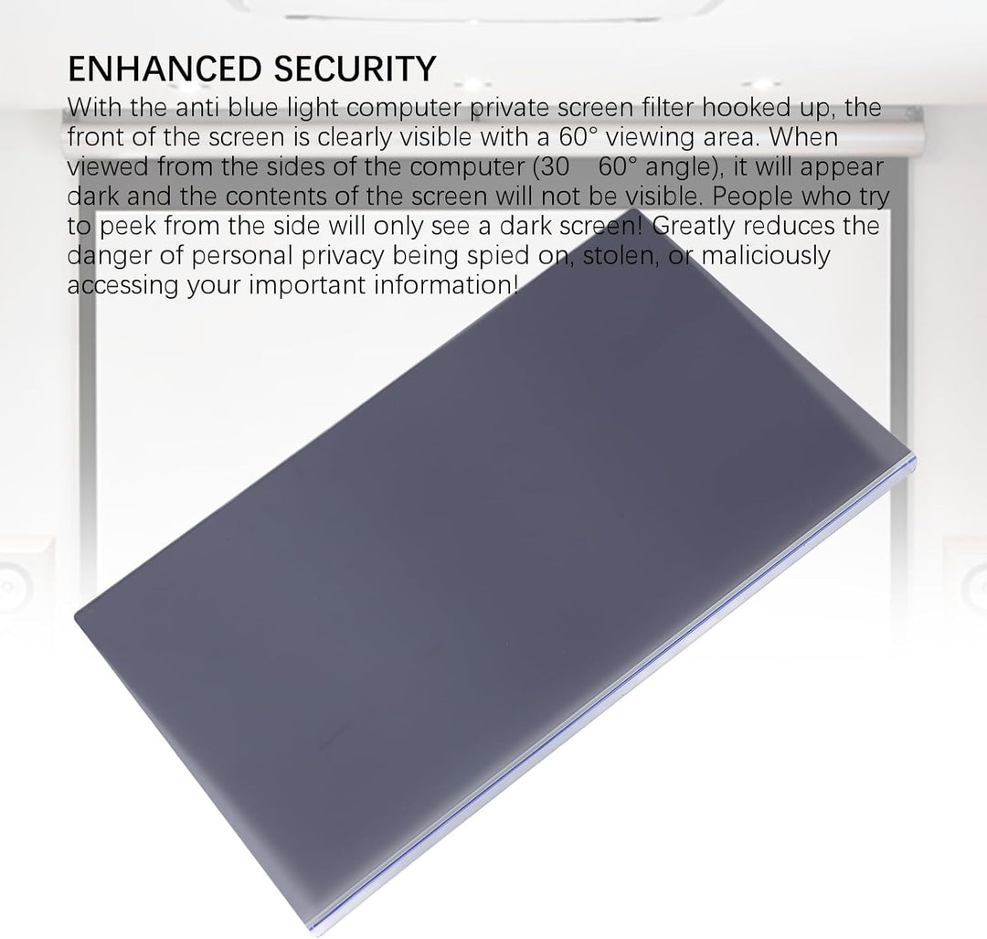 Focket 27 Zoll Computer Privacy Screen Filter Anti Blue Blue Light Protector Film für 26 27 Zoll 16: