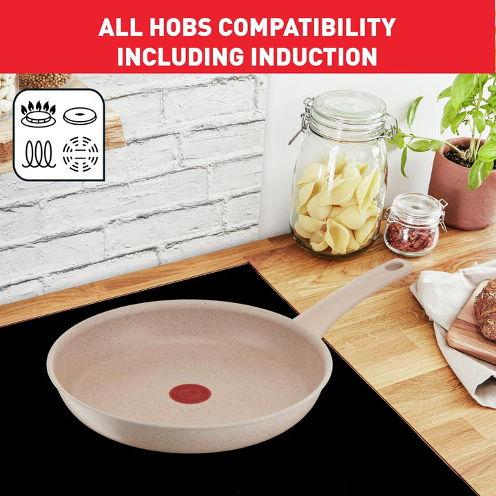 Tefal G29304 Delight Bratpfanne 24 cm | unbedenkliche Antihaftversiegelung | Thermo-Signal Temperatu
