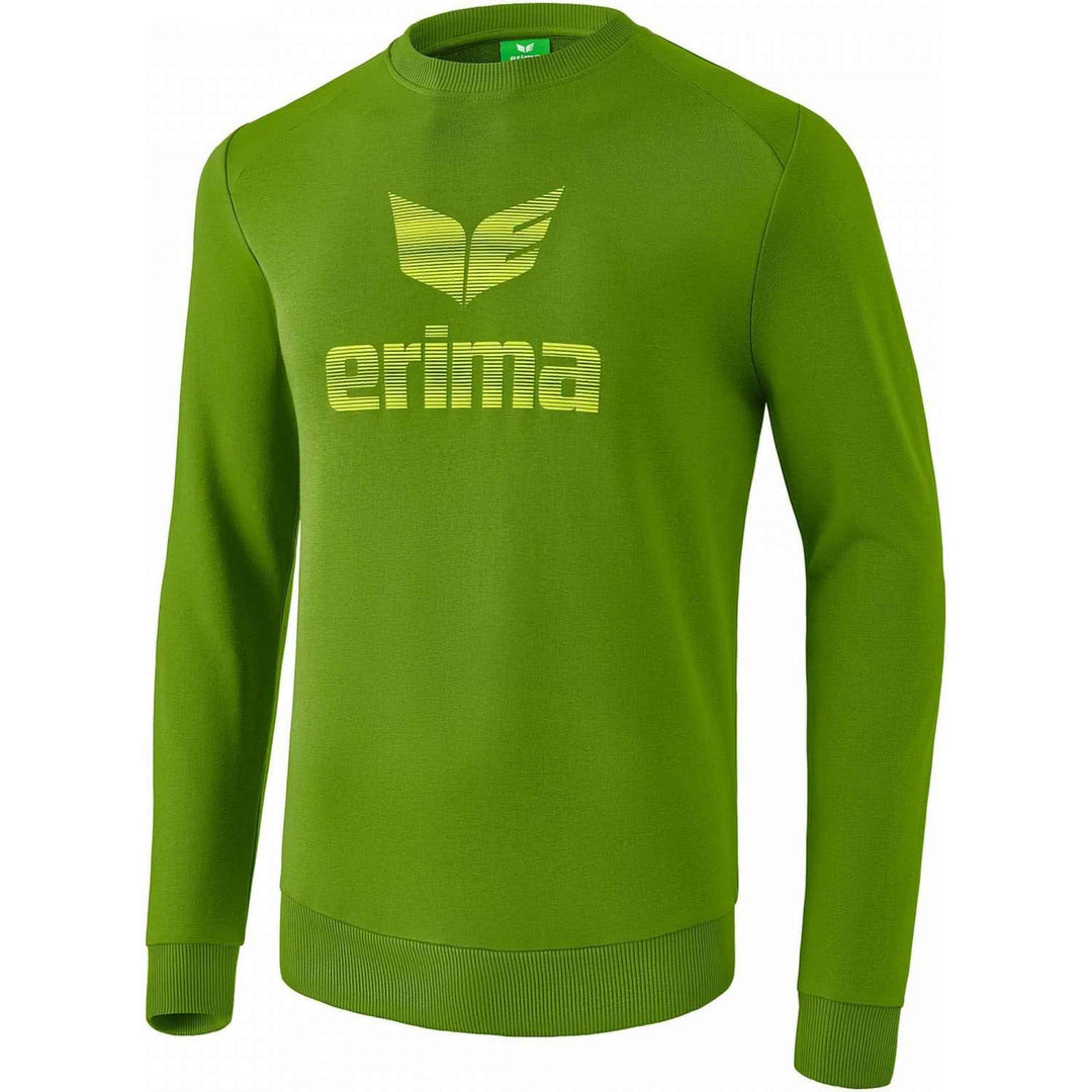 Erima Herren Essential Sweatshirt 3XL Twist Of Lime/Lime Pop, 3XL Twist Of Lime/Lime Pop