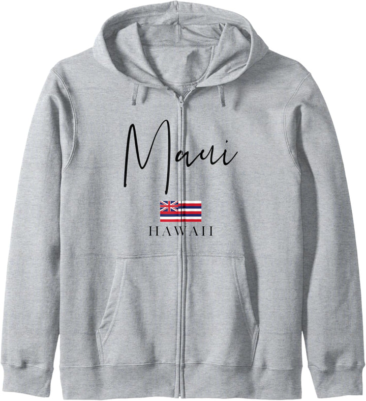 USA-Flagge Urlaub – Insel Maui Kapuzenjacke