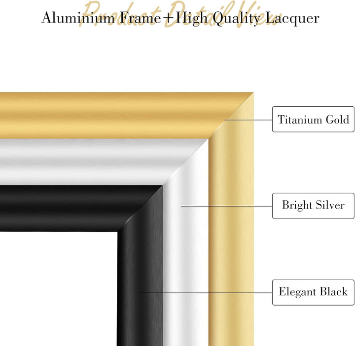 ATOBART A4-Fotorahmen, 2er-Pack-21x30cm schwarzer Bilderrahmen, Zertifikatsrahmen für Wandmontage od