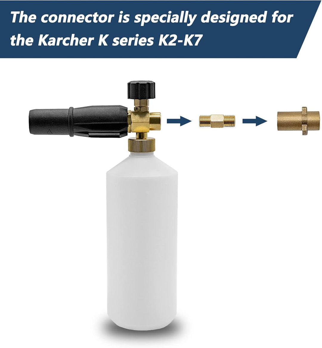 K-Serie K2/K3/K4/K5/K6/K7 Autohochdruckreiniger kompatibel mit männlichen Adapter und weibliche Scha