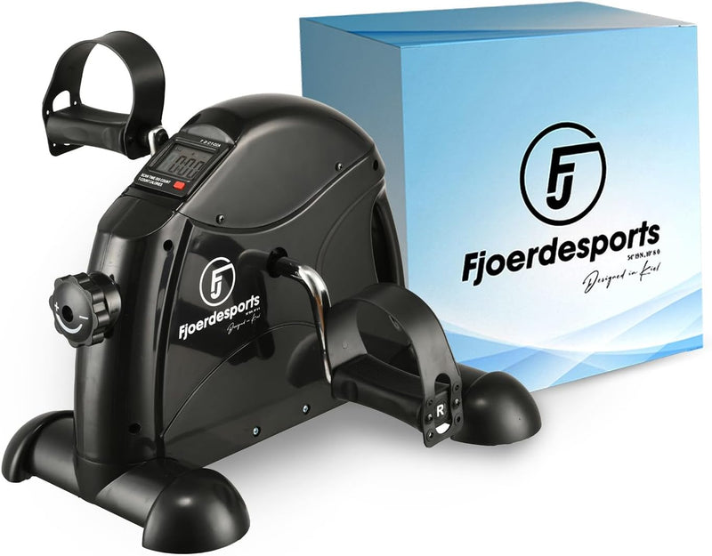 Fjoerdesports Mini-Heimtrainer, Arm- und Beintrainer, Bewegungstrainer, 2 in 1, mit Trainingsdisplay