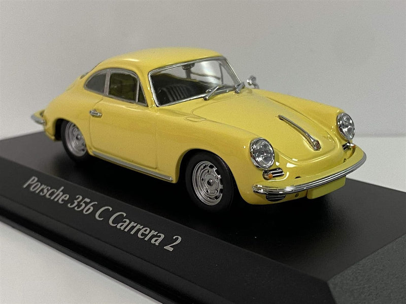 Minichamps 940062361 Maxichamps-1:43 1963 Porsche 356 Carrera 2-gelb