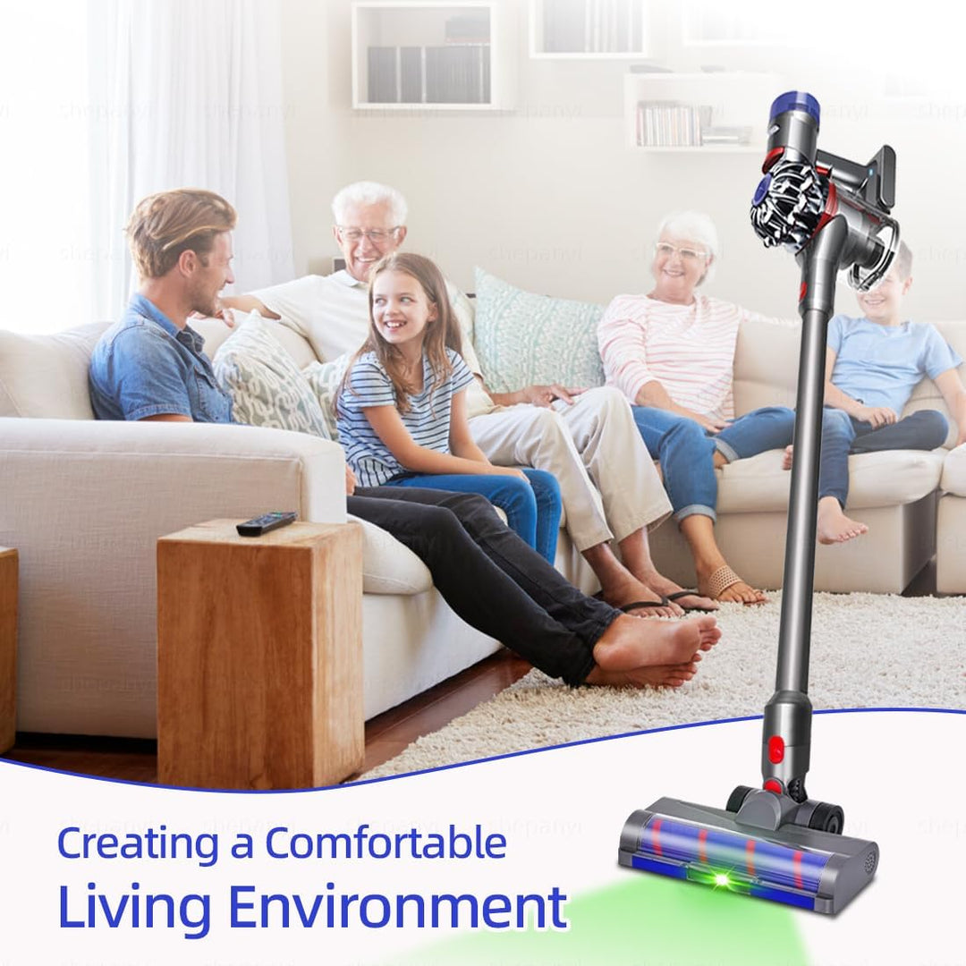 LED-Weichwalzen-Bürste-Ersatz Kompatibel Mit Dyson V7,V8,V10,V11,V15 Staubsauger – Bürstenkopf Nur f