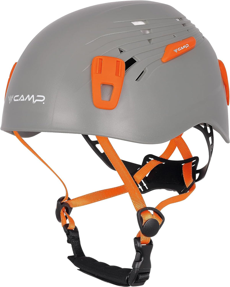 CAMP Titan Grau - Komfortabler robuster Hardshell Kletterhelm, Grösse Grösse 2 - Farbe Grey