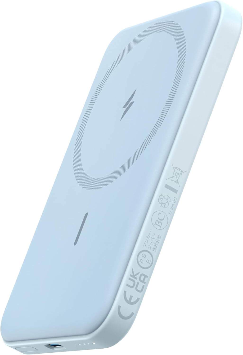Anker 621 Magnetic Battery (MagGo), 5000mAh magnetische Powerbank mit USB-C Kabel, Nur kompatibel mi