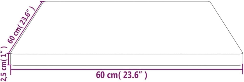 vidaXL Tischplatte, Ersatztischplatte für Couchtisch Beistelltisch Bartisch, Esstischplatte für Rest