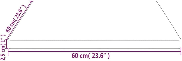 vidaXL Tischplatte, Ersatztischplatte für Couchtisch Beistelltisch Bartisch, Esstischplatte für Rest