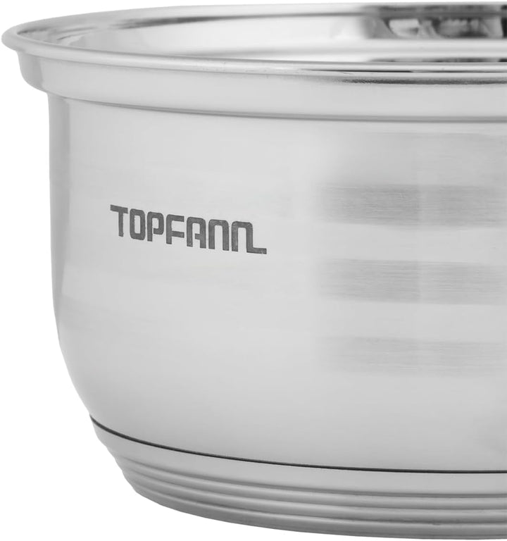 Stielkasserolle Edelstahl 14cm Kasserolle Milchtopf Stieltopf Kochtopf Induktion 14cm