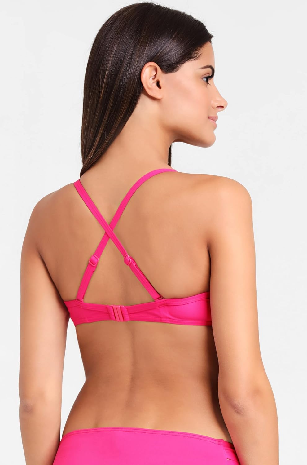 s.Oliver Damen Bügel-Bandeau-Bikini-Top mit wattierten Cups, in Cup A bis C mit herausnehmbaren Kiss
