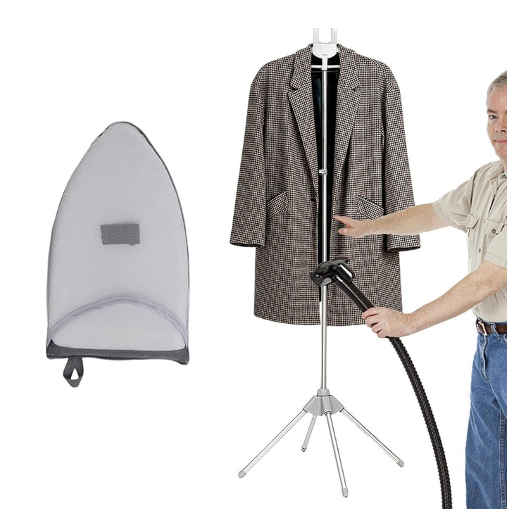Dampfständer Für Kleidung, Handheld Dampfglätter Ständer Mit Bügelhandschuh, Teleskop-Stativ Kleider