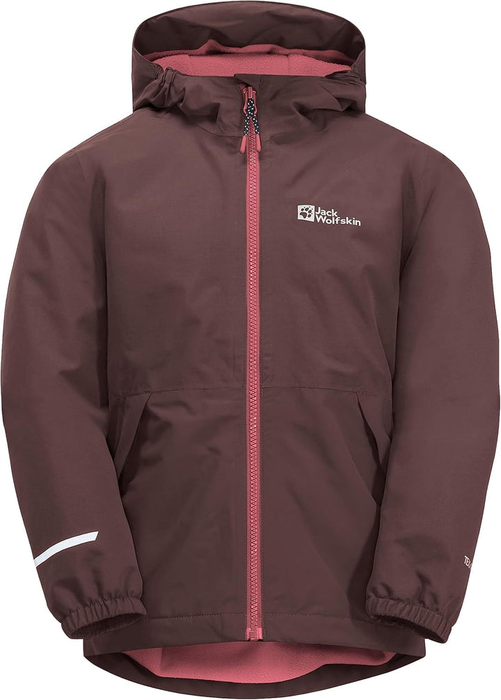 Jack Wolfskin Unisex Kinder Snowy Days K Jacket, 92 boysenberry
