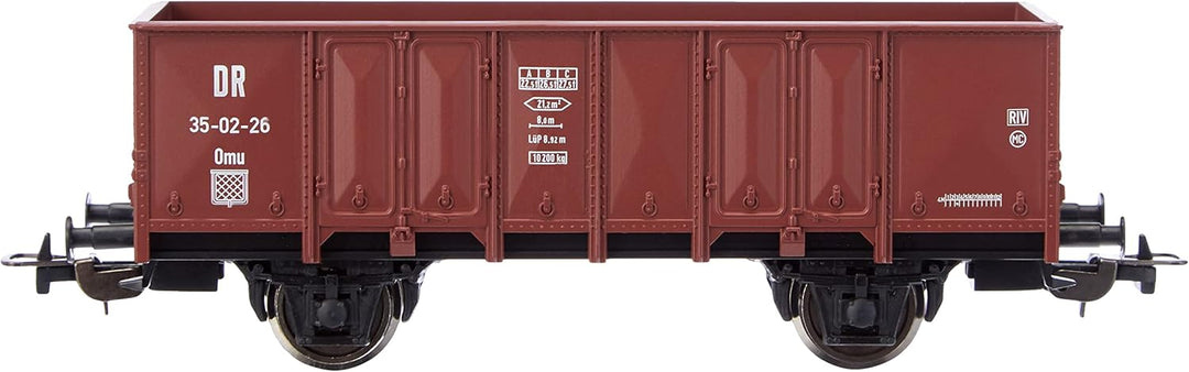 Piko 58742 Offener Güterwagen DR III, Schienenfahrzeug, Grau