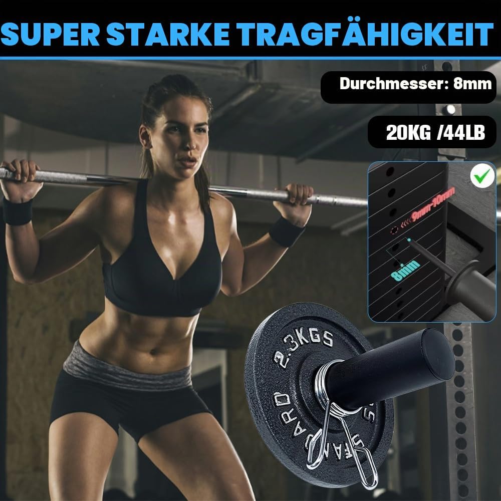 Gym Pin Weight Stack Pin Ersatz Gewicht Pin Gym Pin Durchmesser 10mm, Länge 110mm Weight Stack Pin,