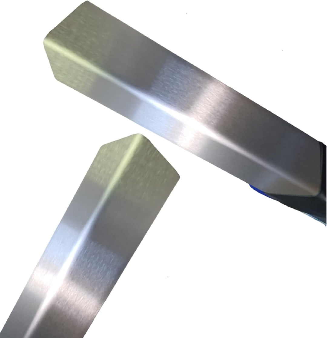 CNS Winkel 2000mm 45x25 mm K240 RIESEN AUSWAHL V2A 1 mm stark Blechwinkel Kantenschutz kreativbauen