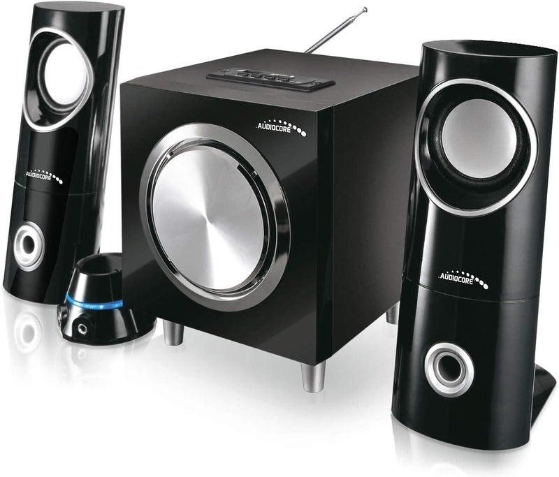 Audiocore AC790 2.1 Multimedia-Lautsprecher Lautsprechersystem 15W (R.M.S.) Lautsprecher Subwoofer B