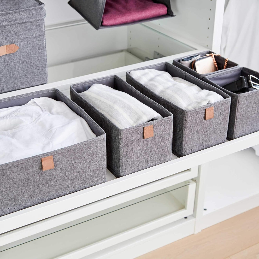 LOVE !T STORE !T Premium Home Storage | Schubladen Organizer Set 5 tlg. | 1x 30x30x15cm 2x 30x15x15c