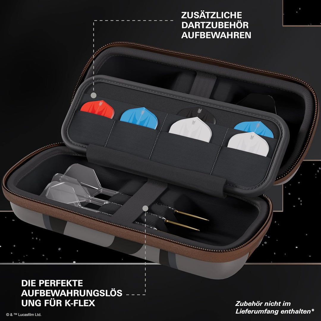 Target Darts Star Wars Mandalorian BOA Wallet | Premium Disney Darttasche mit Charakterdesign, Aufbe