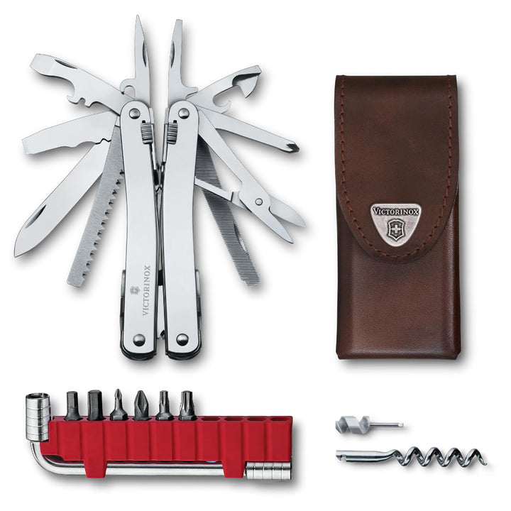 Victorinox Multifunktionswerkzeug Swiss Tool Spirit X Plus, 35 Funktionen, Swiss Made, Multitool mit