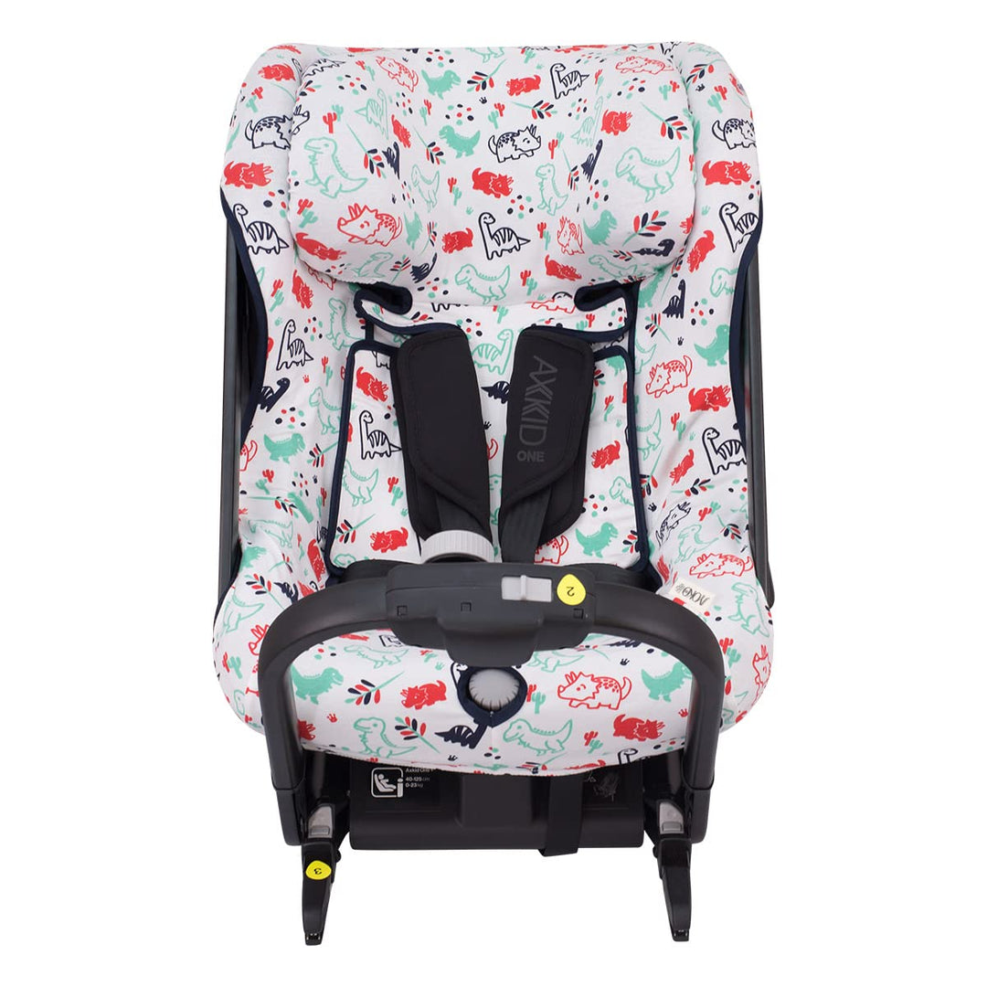 JYOKO KIDS Bezug für Autositz kompatibel mit Axkid One (Dino Party), Dino Party