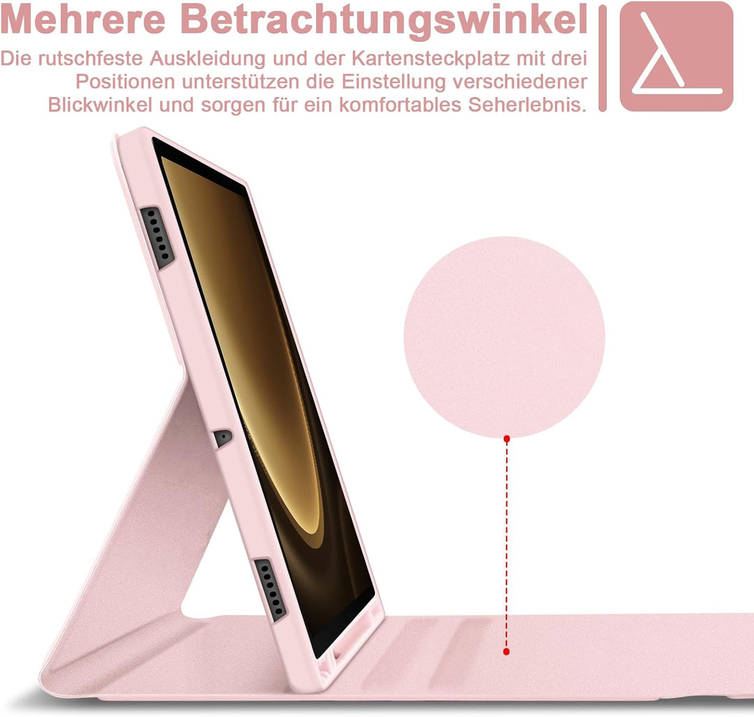 Bettdow für Samsung Galaxy Tab S10 Lite/S10 FE 10.9" 2025 Tastatur Hülle, Deutsch QWERTZ Layout Abne
