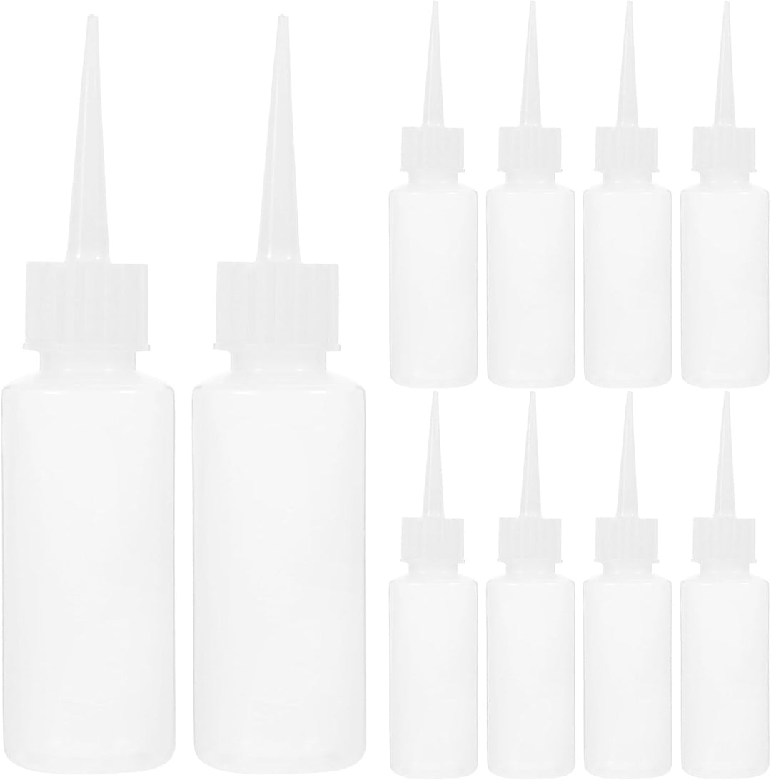DOITOOL 20 Stücke Spritzflasche Kleine Quetschflaschen mit Kappe Nachfüllbare Condiment Squeeze Flas