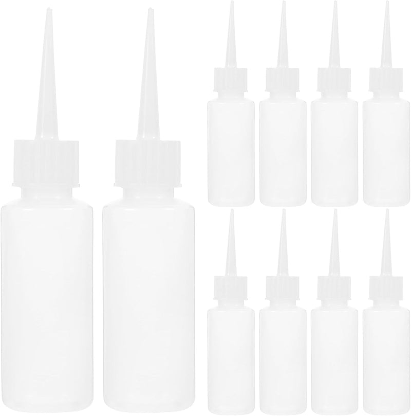 DOITOOL 20 Stücke Spritzflasche Kleine Quetschflaschen mit Kappe Nachfüllbare Condiment Squeeze Flas