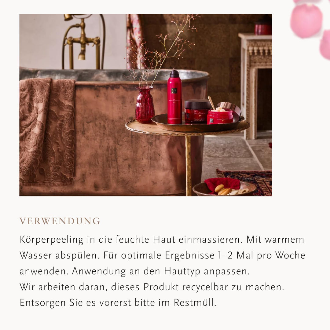 RITUALS Körperpeeling Das Ritual des Ayurveda | Körperpeeling mit rosa Salz aus Punjab und Mandelöl