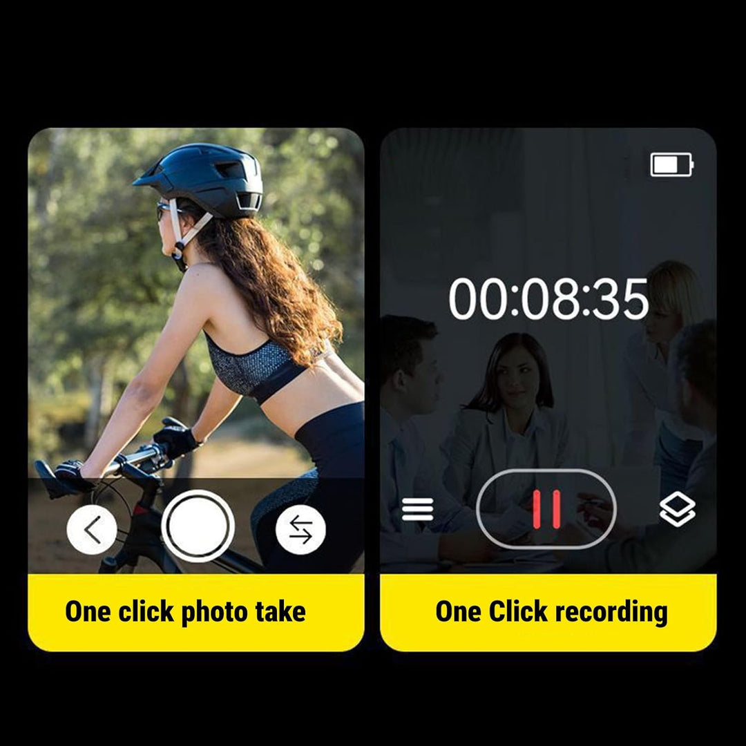 MP3 Player Bluetooth 5.4 Sportclip mit Kamera 2.0 Zoll Touchscreen Musik Player für Sport, MP3-Playe