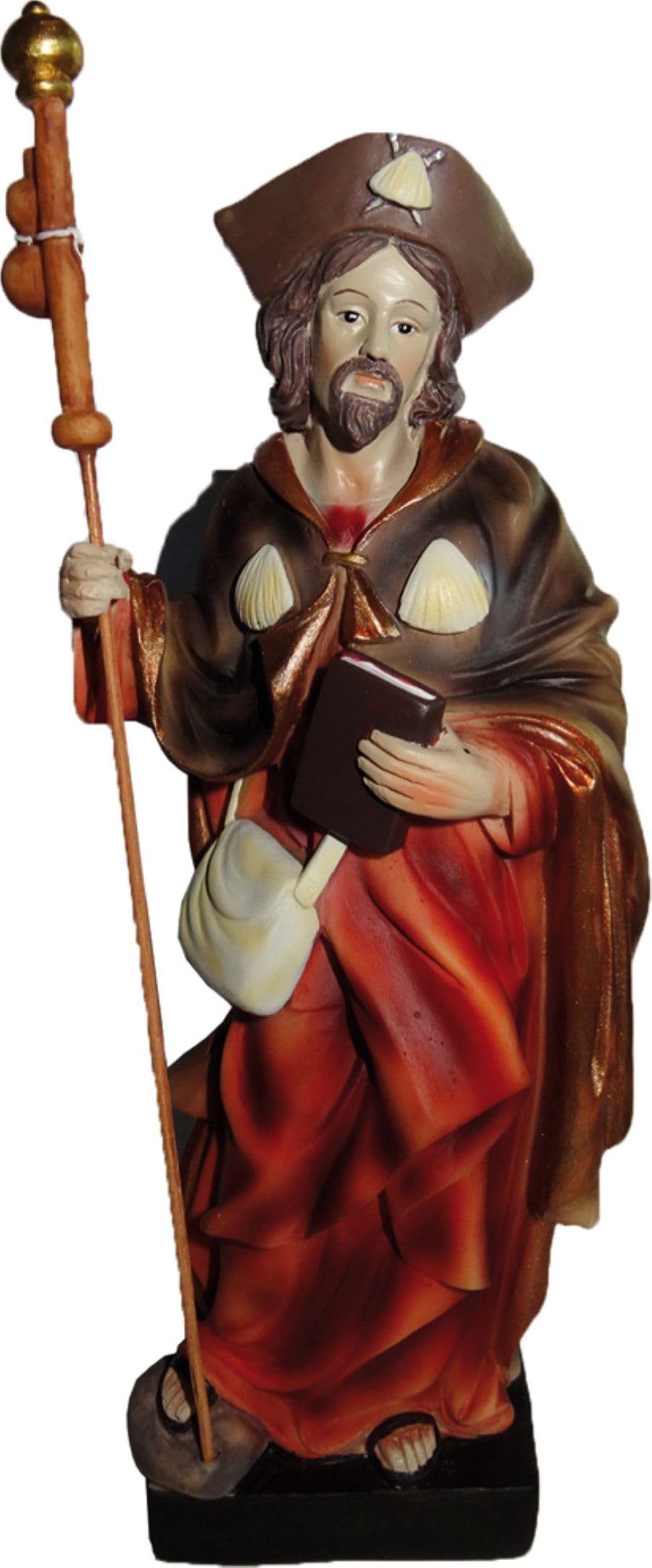 FADEDA Hlg. Jakobus/Höhe:20 cm/handbemalt/detailgetreue Krippen Figuren - Weihnachten Tisch Dekorati