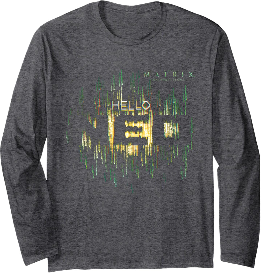 The Matrix 4 Hello Neo Langarmshirt