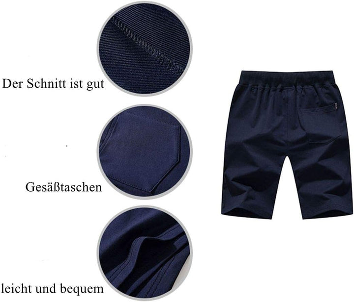 Tansozer Kurze Hosen Herren Shorts Mit Taschen L Armeegrün 01, L Armeegrün 01