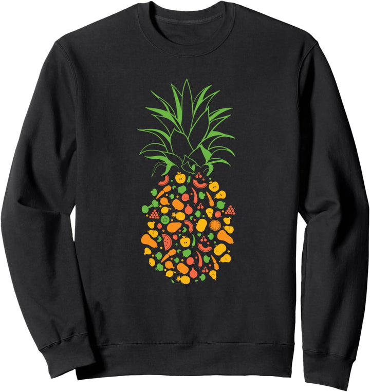 Ananas, Obst, Gemüse Sweatshirt