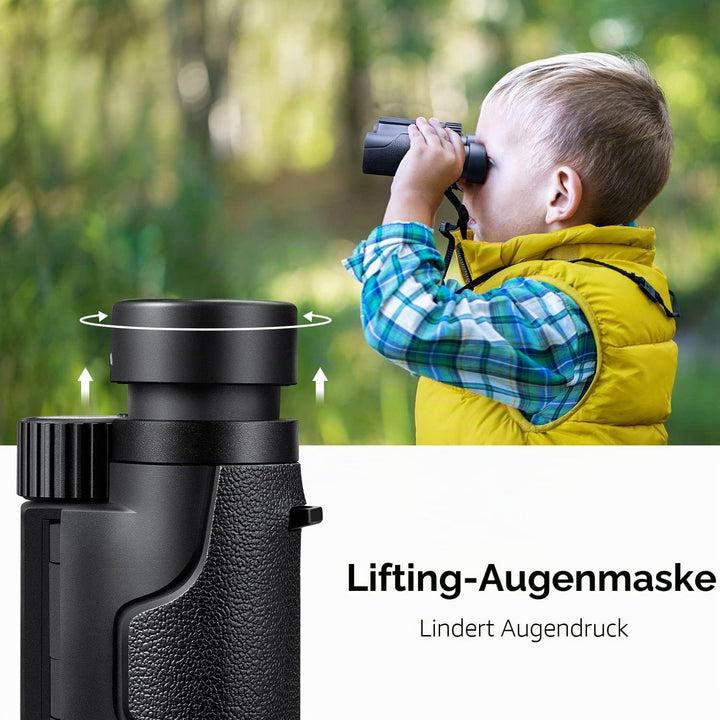 K&amp;F Concept 8x21 Kompaktes Ferngläser für Kinder und Erwachsene, mit BAK4 Prisma, FMC Objektiv, IP65