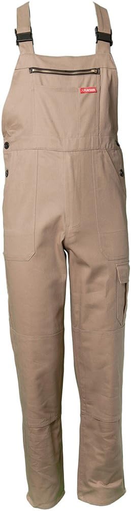 Planam Grösse 64 Herren BW 290 Cargo-Latzhose Khaki Modell 0176 Khaki 64, Khaki 64