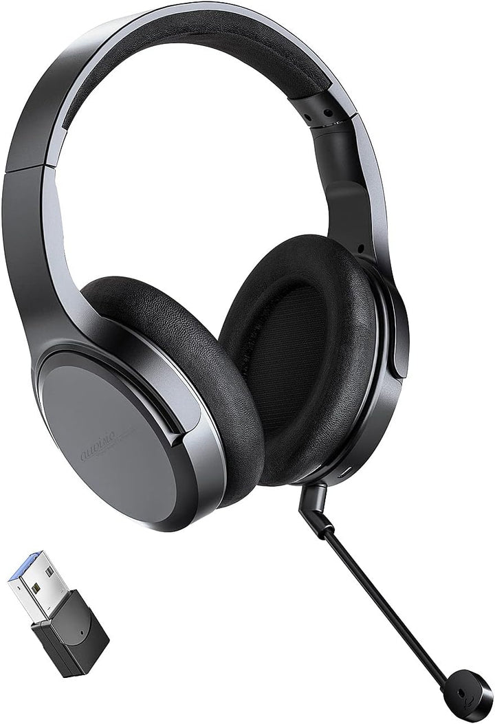 auvisio Headphone: Digitales Funk-Headset mit abnehmbarem Mikrofon, 8 Std. Laufzeit, USB (Stereo Hea