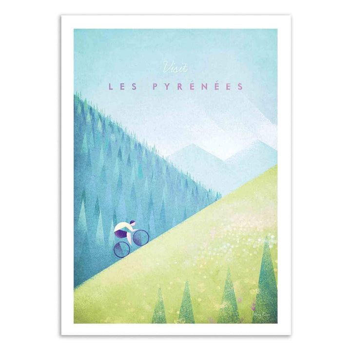 Wall Editions Art-Poster - Visit Les Pyrénées - Henry Rivers