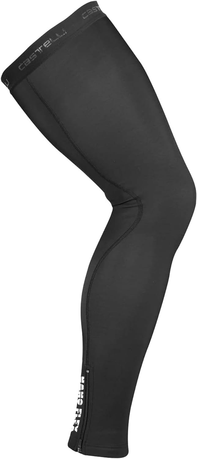 CASTELLI Unisex Nano Flex 3g Legwarmer Leg warmers (1er Pack) L Schwarz, L Schwarz