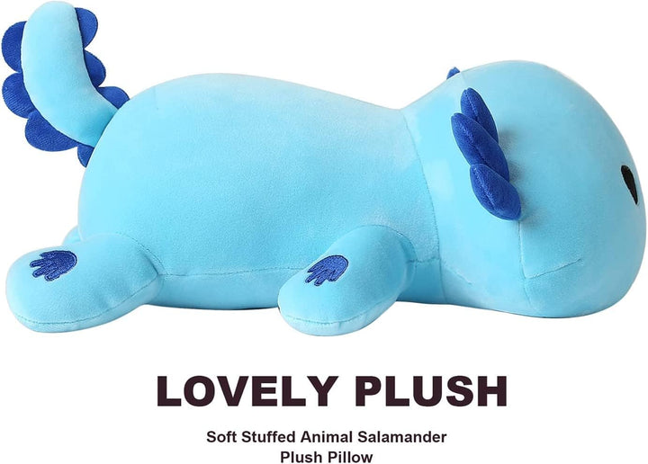 shownicer Plüschtier Axolotl Kuscheltier Stofftier Kawaii Axolotl Plüsch Kissen Spielzeug Wurfkissen