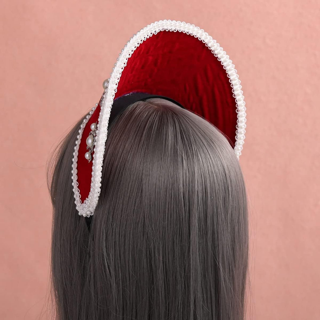 GRACEART Anne Boleyn Kunstperle Halskette Stil: 6 (Rot), Stil: 6 (Rot)