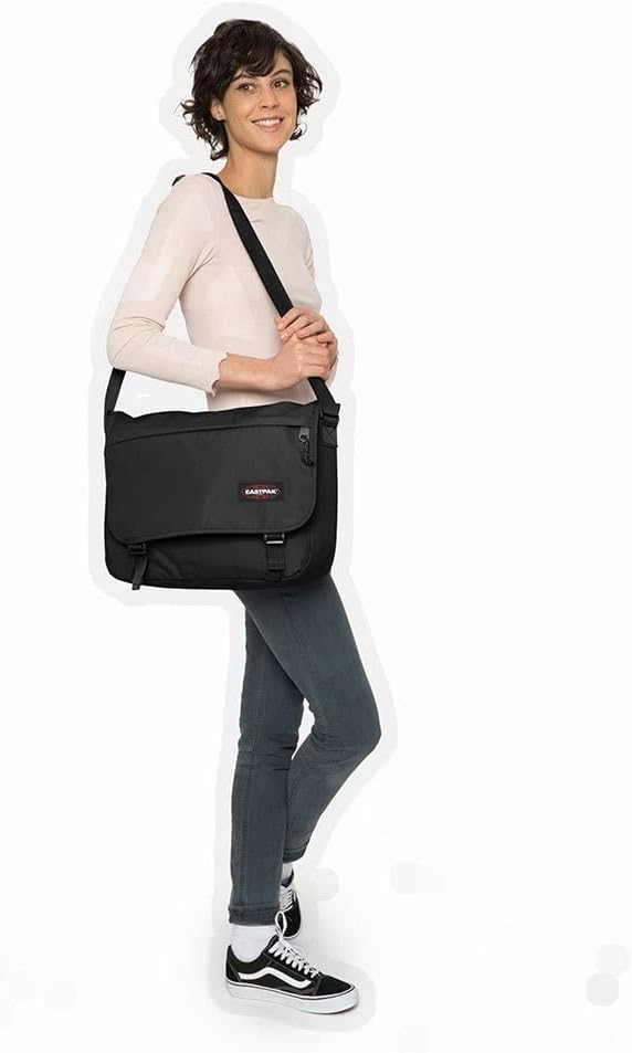 EASTPAK Unisex Delegate + Messenger Bags, Umhängetaschen & Hüfttaschen (1er Pack) Einheitsgrösse Sch