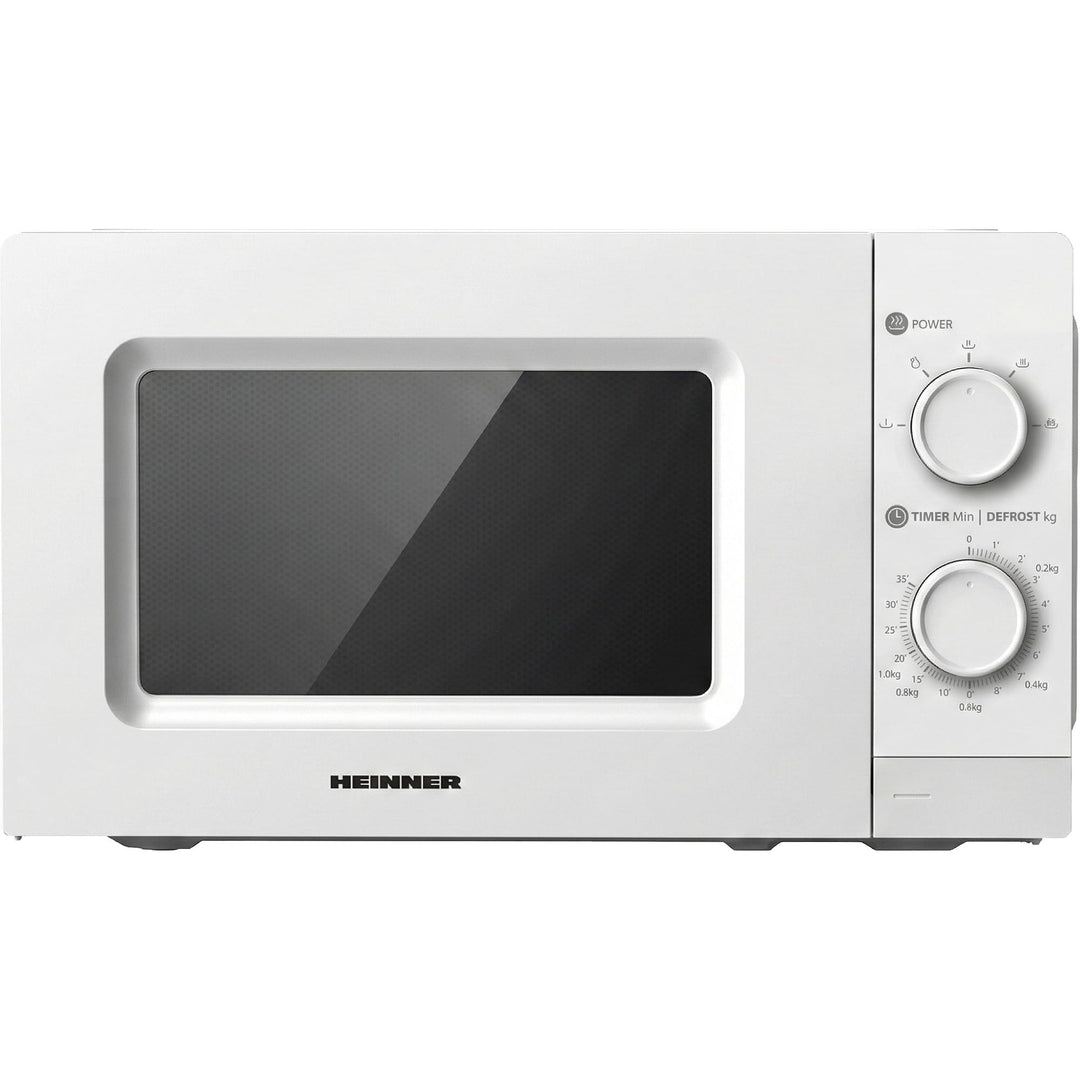 HMW-MD20MWH Mikrowelle • 20 L - 700 W, Manuelle Bedienung - 5 Leistungsstufen, Auftaufunktion - Dreh