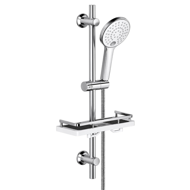 Görbach Duschset Duschstange mit Duschkopfhalter, Duschbrause mit schlauch und halterung, Brausestan